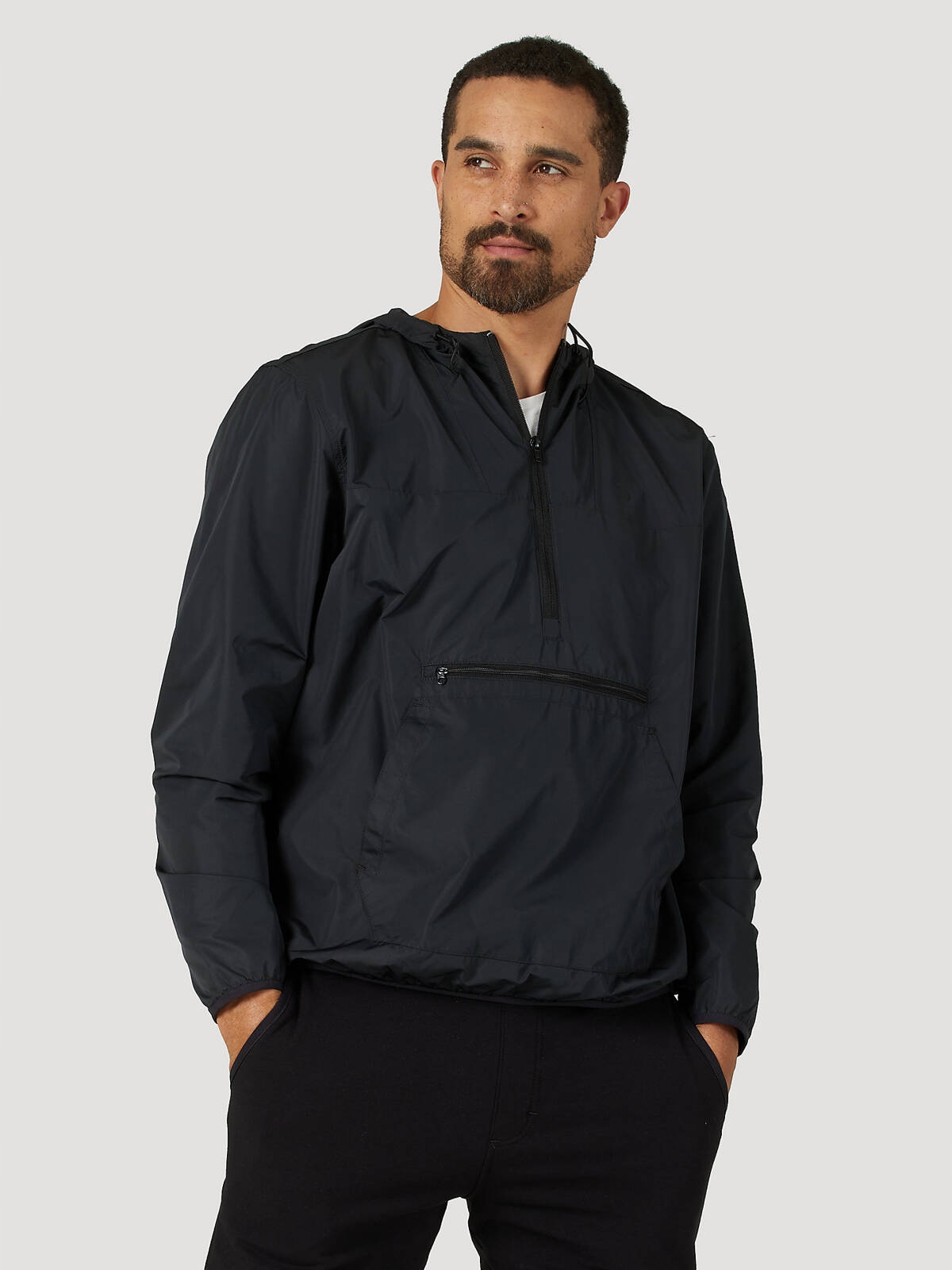 Pánská bunda Wrangler Packable Jacket Black WA4NWK100 L