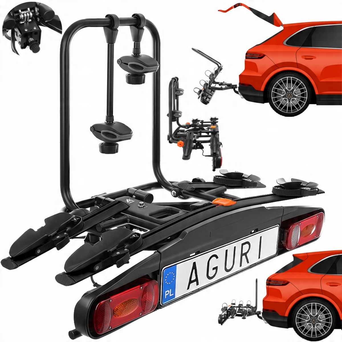 

Bagażnik Platforma Na 2 Rowery Aguri Active Bike 2