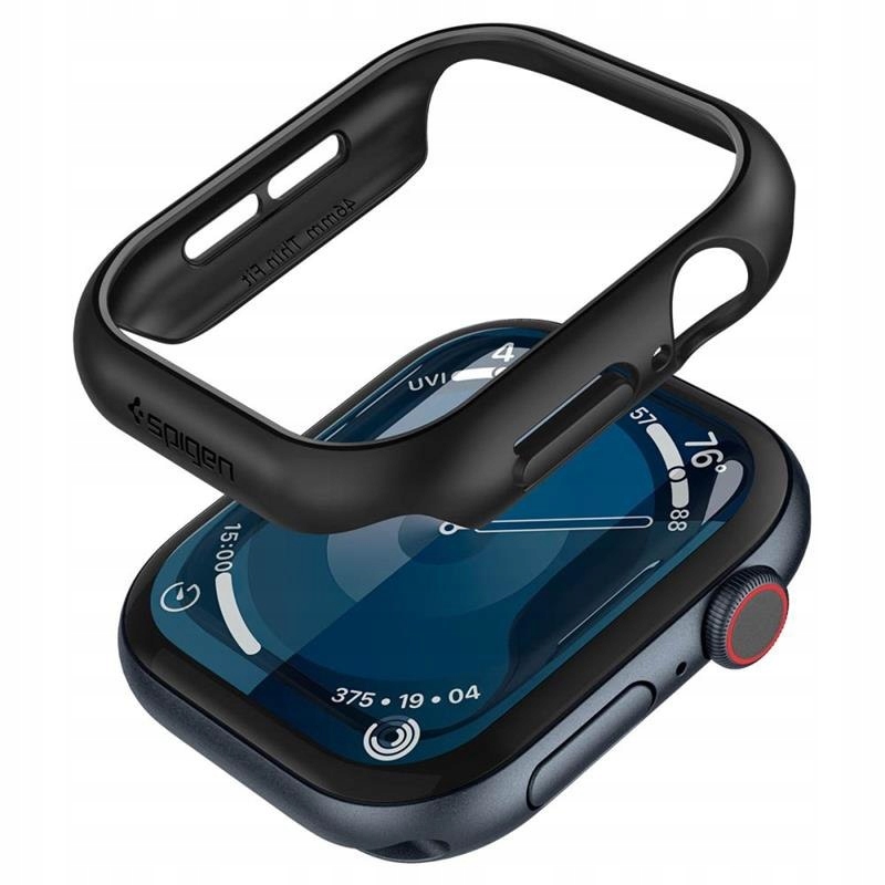 Spigen Thin Fit Obudowa do Apple Watch 10 46 mm (czarny)