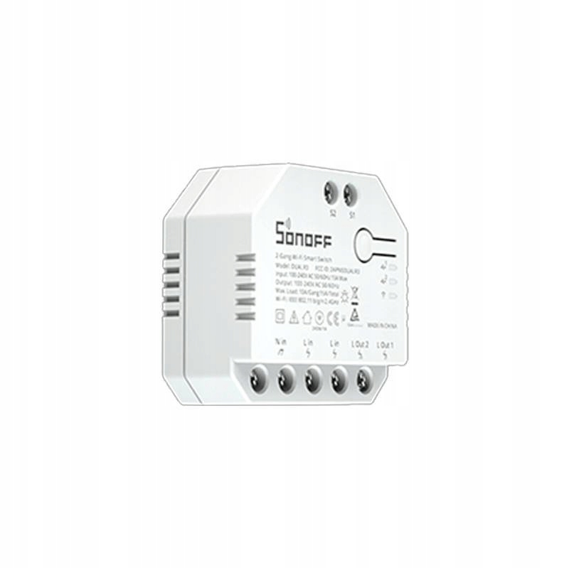 

Sonoff Dual R3 Przełącznik Wifi Dopuszkowy Ewelink