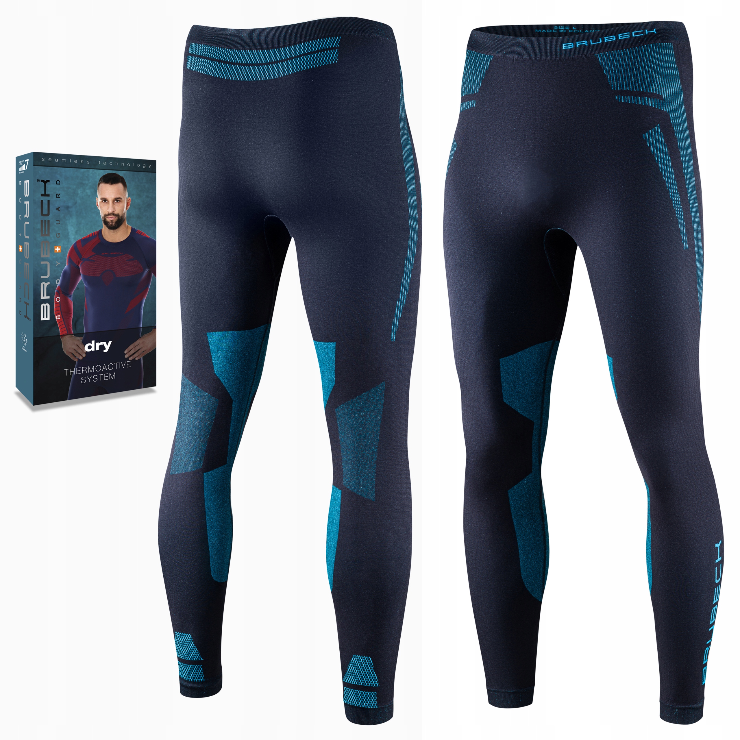 Pánské kalhoty Brubeck Dry rychleschnoucí Termoaktivní kalhoty XL