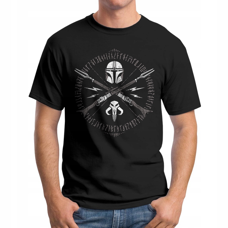 

Koszulka Męska Mandalorian Circle Star Wars M