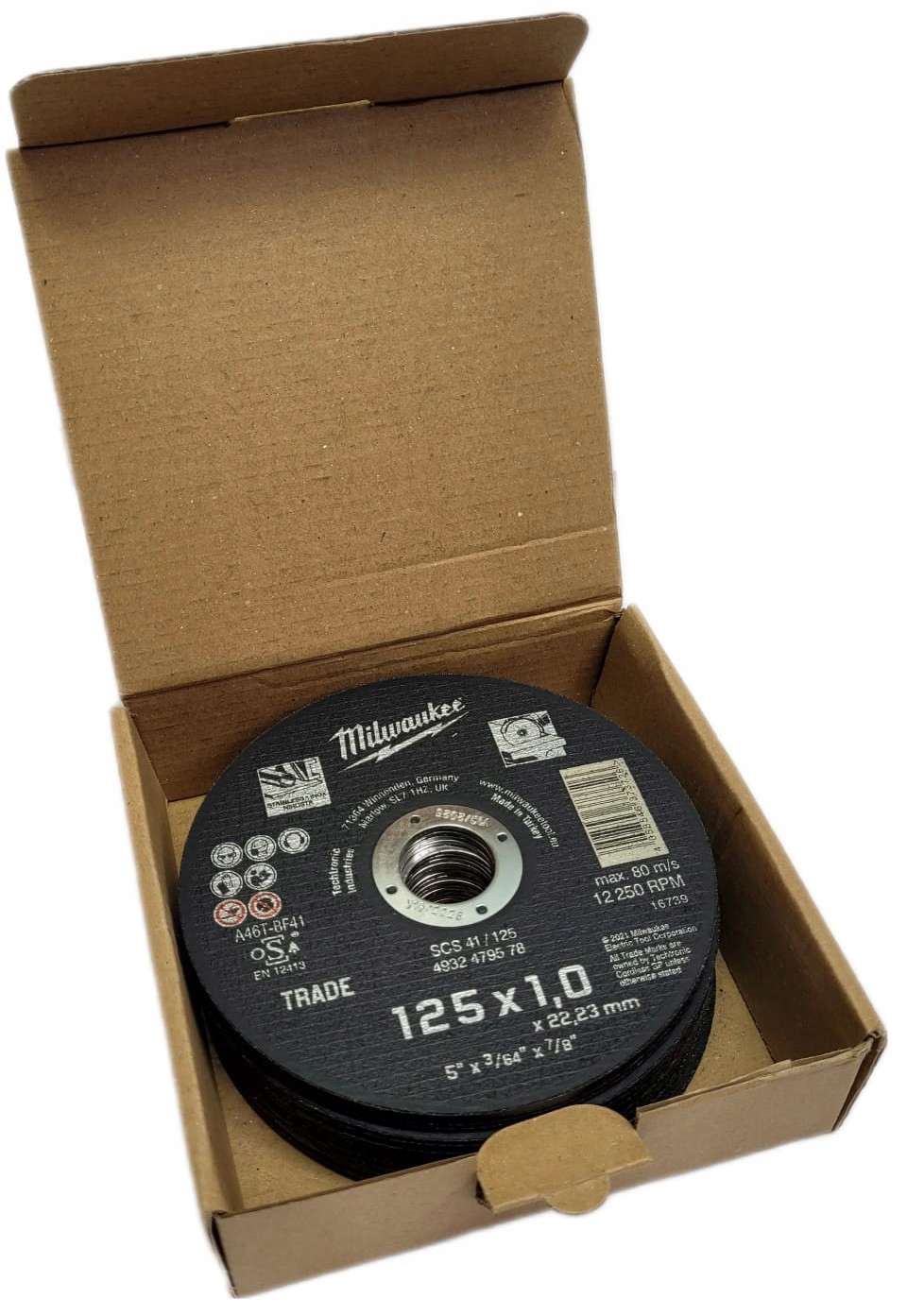 

Tarcza do cięcia metalu inox 125 1 Milwaukee 25szt