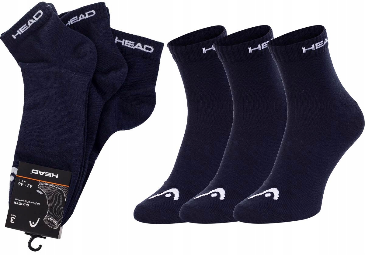 

Head Skarpetki Stopki 3 Pary Navy r. 39-42