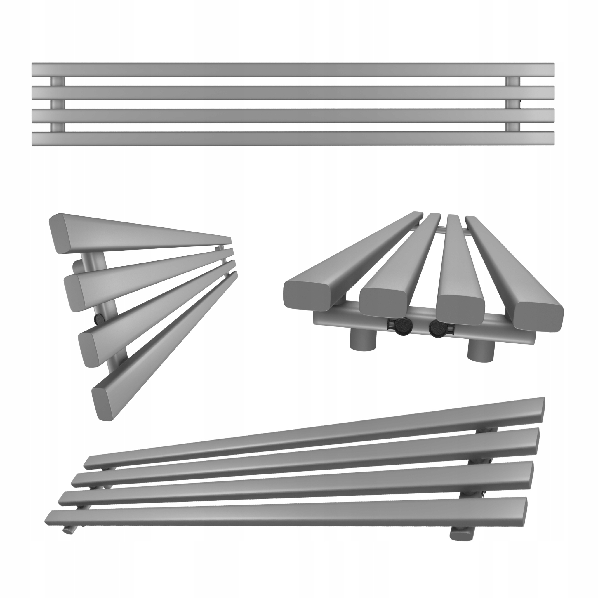 Horizontální Radiátor HORIZONT4 29x140 Antracit