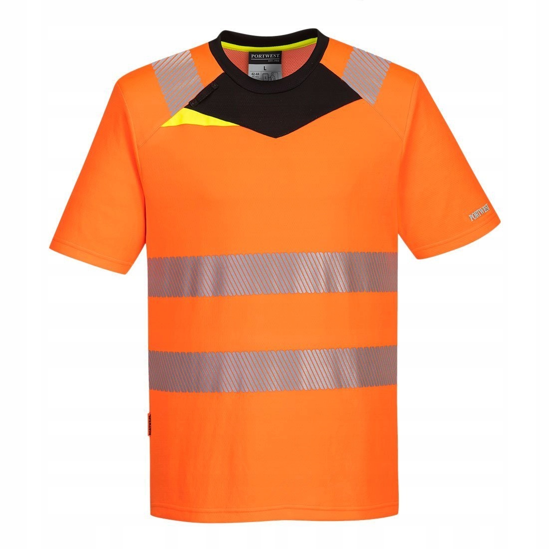 Výstražné reflexní tričko DX4 vel. 6XL Oranžová/Černá R
