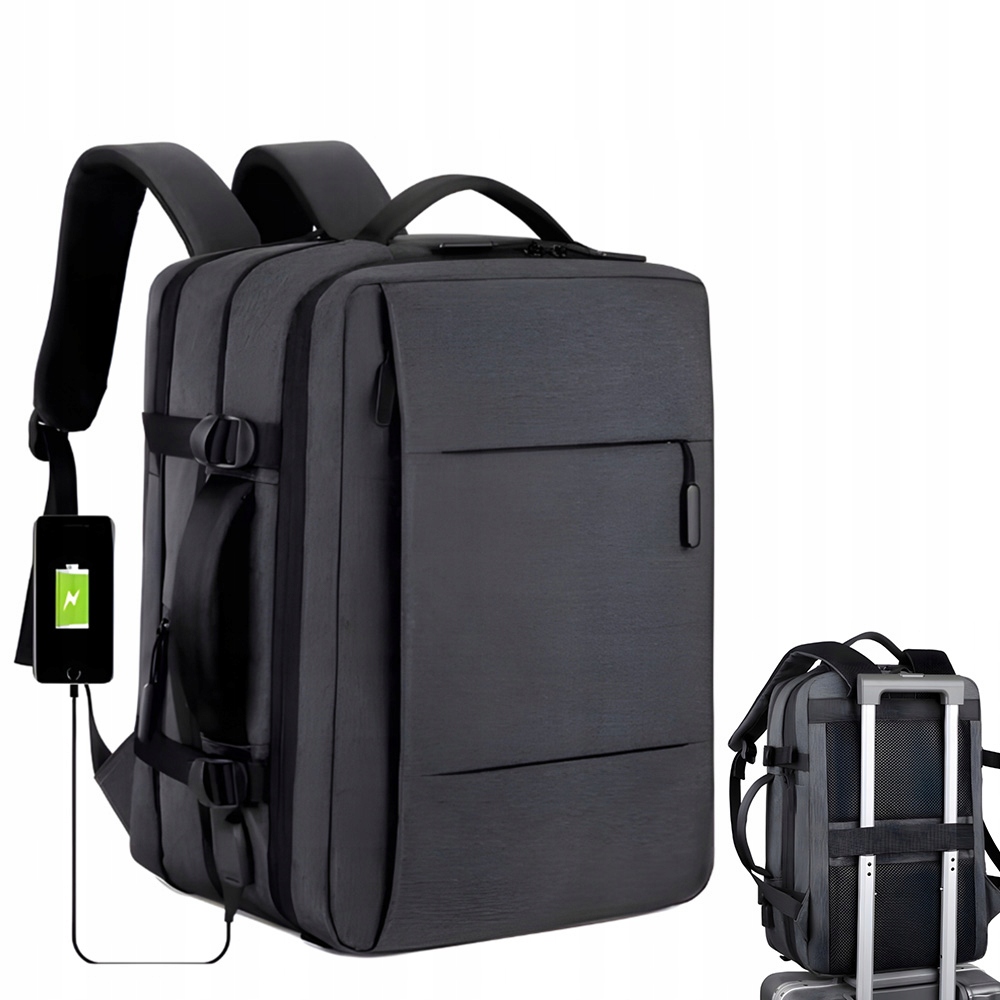 Batoh Do Letadla Příruční zavazadlo 40x31x15 Turistický s Usb Portem