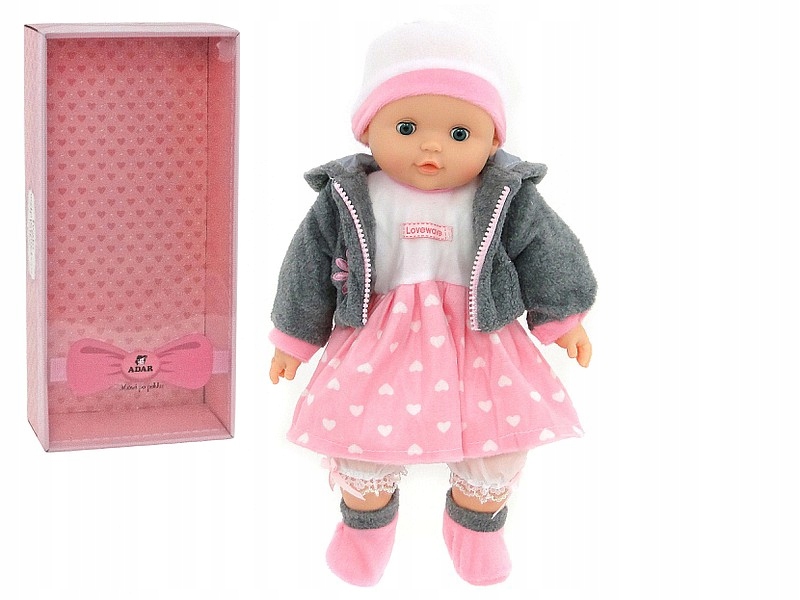 lalka BABY bobas BORN mówi ŚPIEWA prezent box nr21 Marka Krasnal