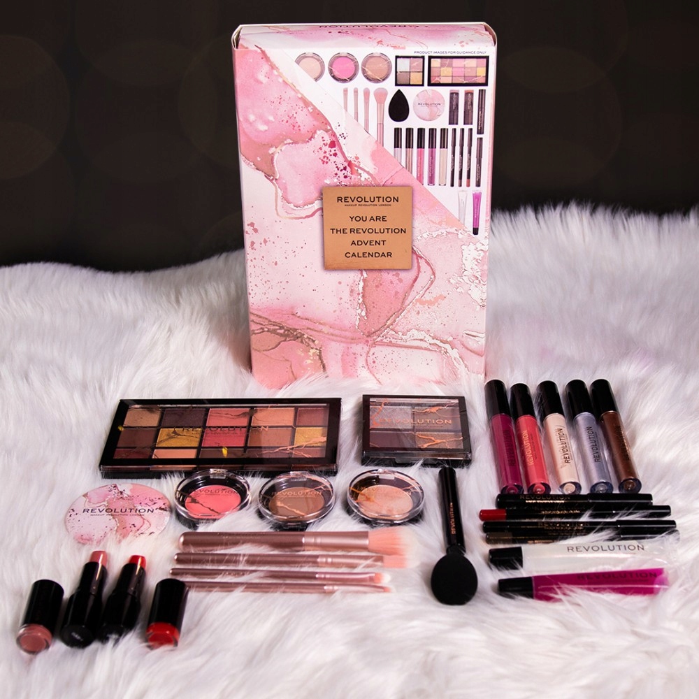 Адвент-календарь Makeup Revolution, 24 средства для макияжа лица, глаз, губ и бровей — фото 5