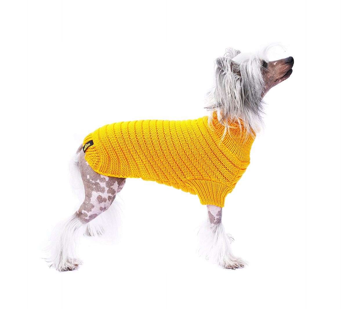 Levně Svetr pro psa XL žlutý, teplý na zimu, měkký, oteplovací PositiveCare
