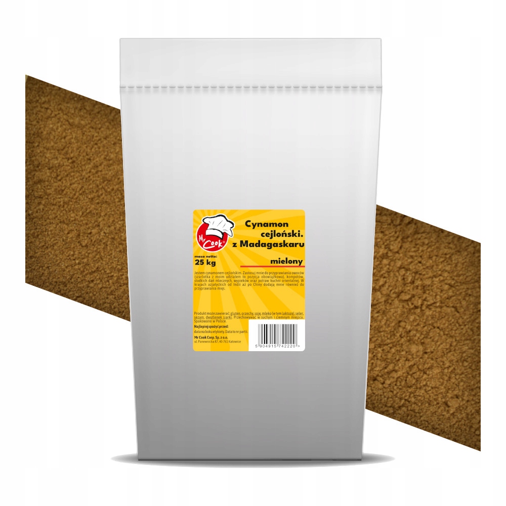 Cynamon Cejloński Mielony 20kg