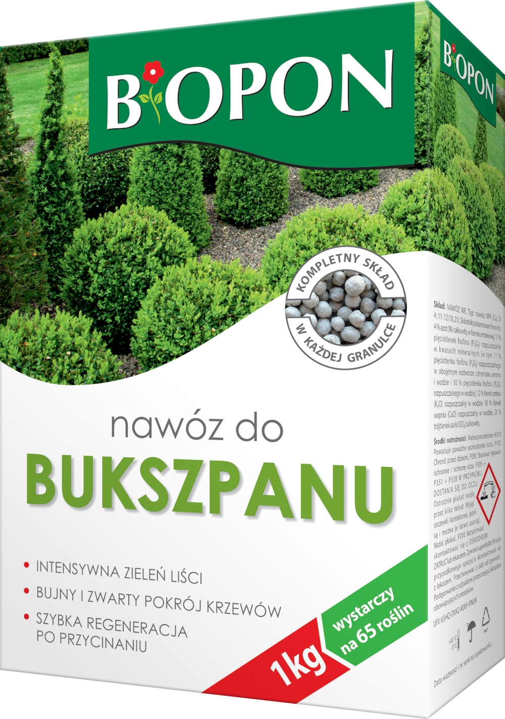 

Biopon Nawóz do bukszpanu granulat 1kg