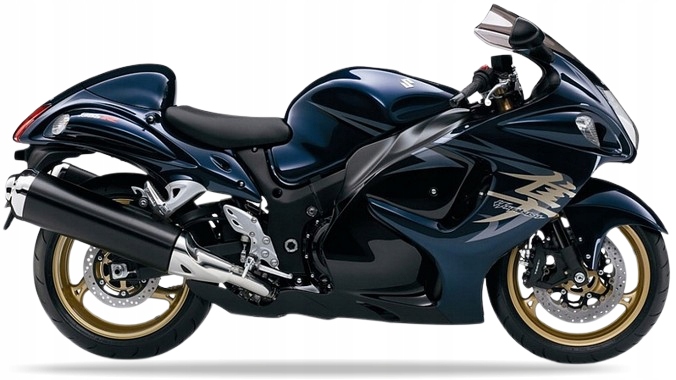 Nálepky Juula Na Suzuki Gsx 1300 R Hayabusa 2008 Eak Modrý Ykz Čierny