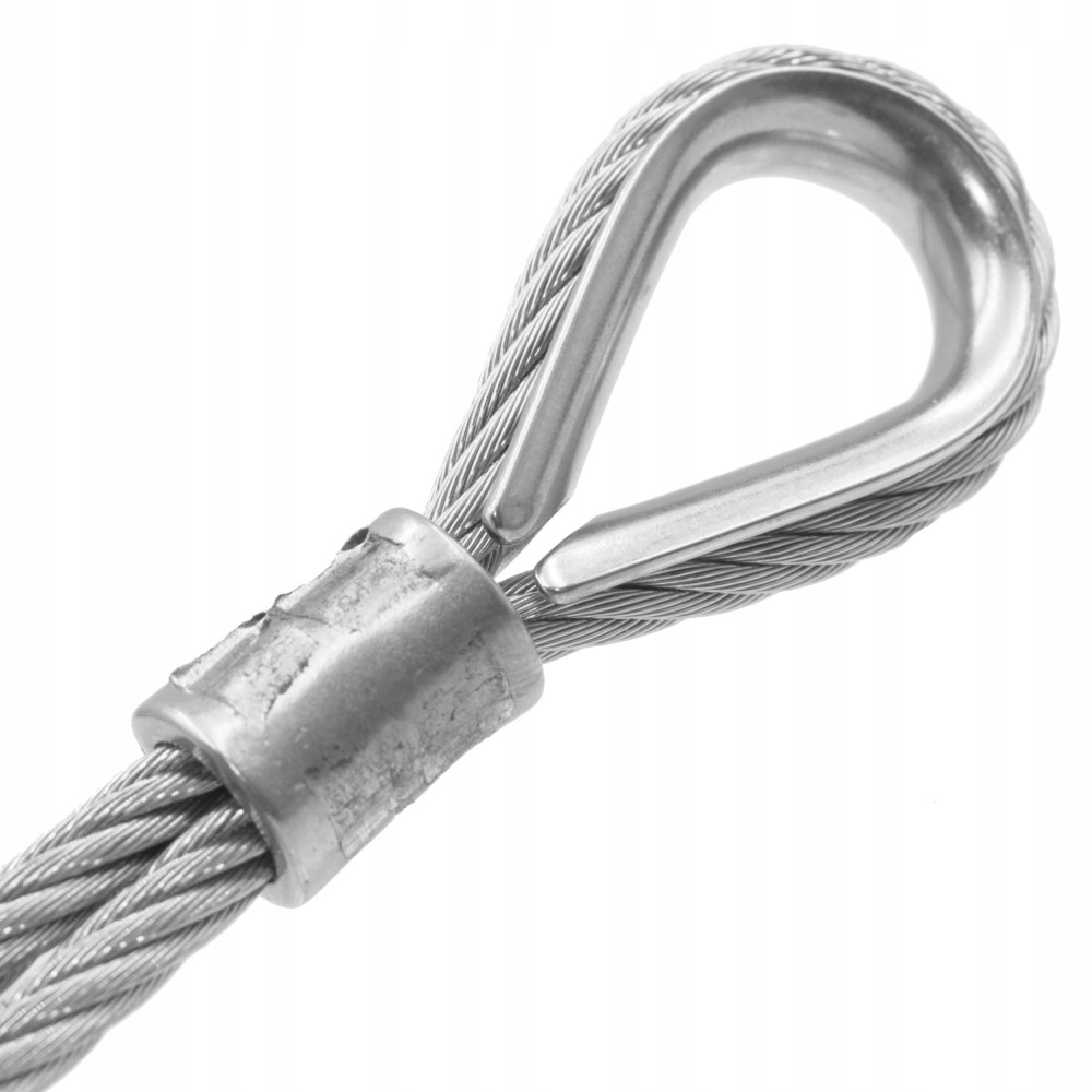 Rozmiar Liny --4MM Złączka do lin Tulejowa nierdzewna Inox -A4 1SZTUKA