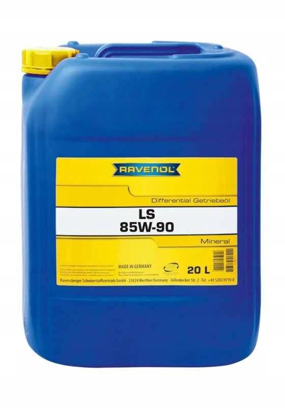 OLEJ RAVENOL LS 85W90 20L LIMITED SLIP / MINERALNY