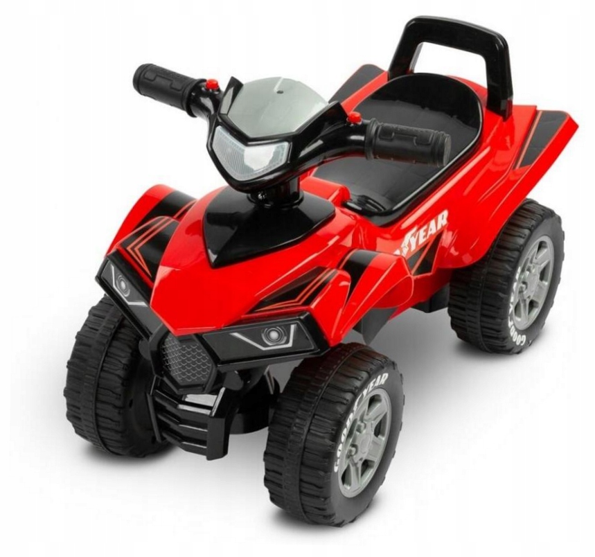 Jeździk quad Goodyear red