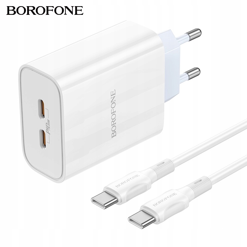 MOCNA SZYBKA ŁADOWARKA Typ Typu C USB-C 35W do iPhone 15 16 Plus Pro Max Marka Borofone