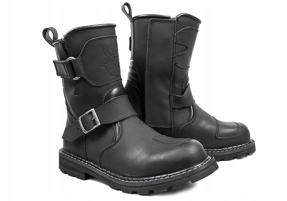 

Buty Skórzane Motocyklowe Chopper Black Troter 42