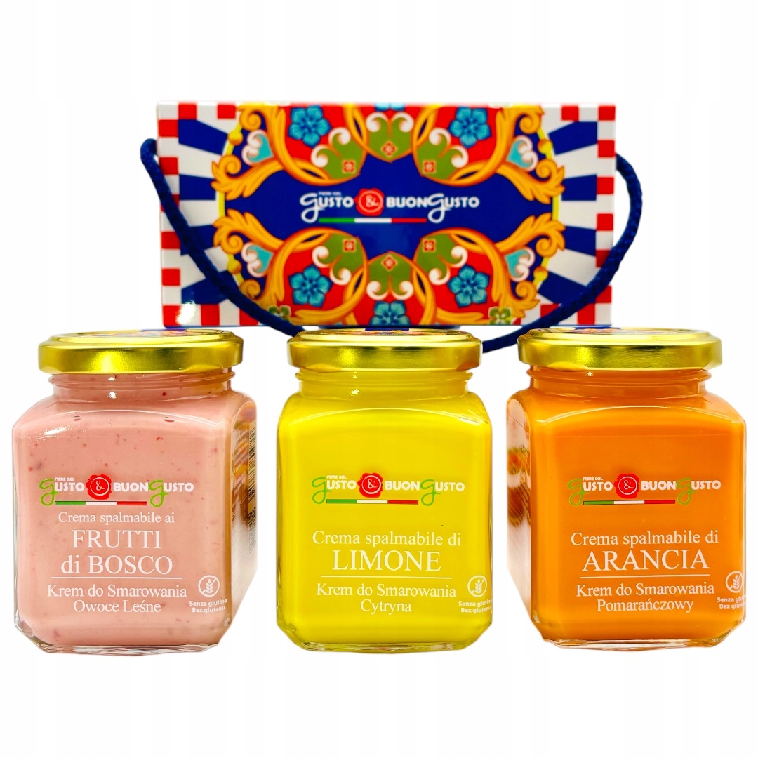 Levně Sada 3x Ovocný krém MIX přímo z Itálie!