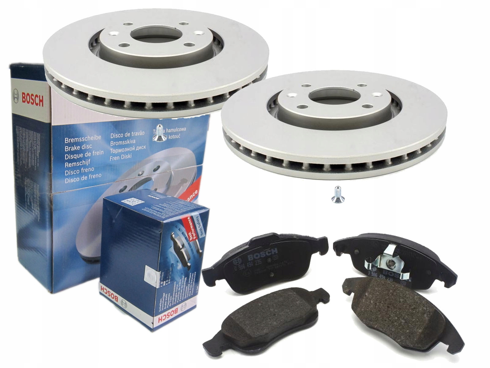 Диски колодки BOSCH передние CITROEN C4 PICASSO 08-