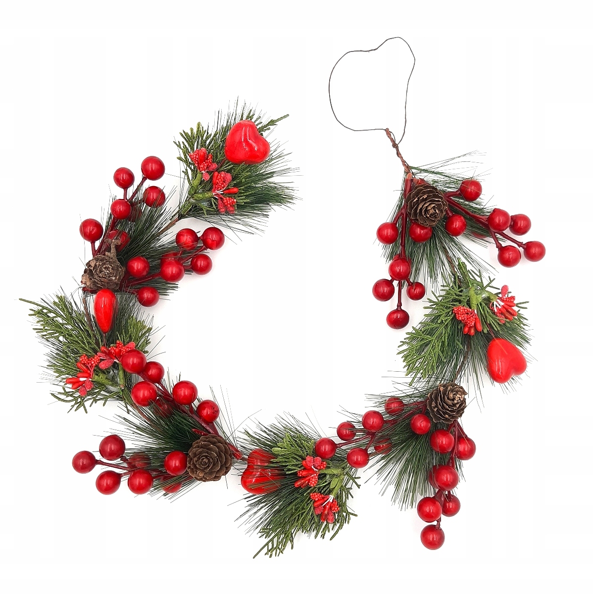 

Girlanda z szyszkami ozdoba na drzwi okno 65 cm