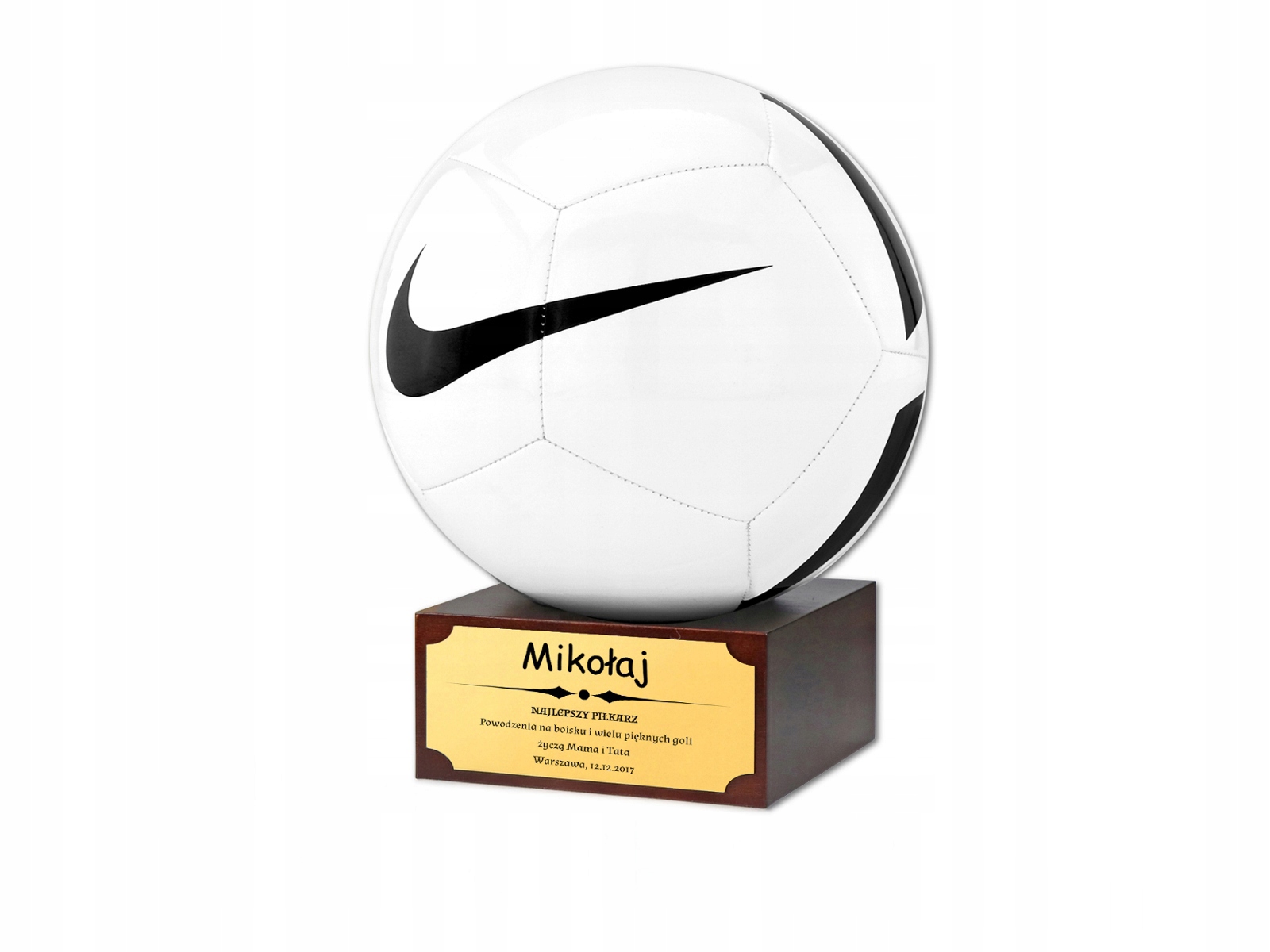 Piłka Nike dla Chłopca Trenera Piłkarza na Urodziny z Dedykacją