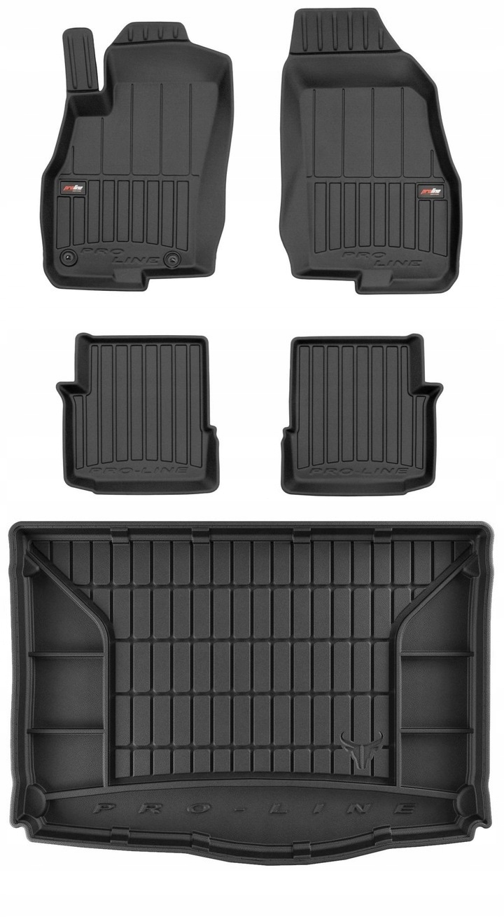 Set 3D Koberce a rohože Fiat Grande Punto 3d hatchback 2005-2012