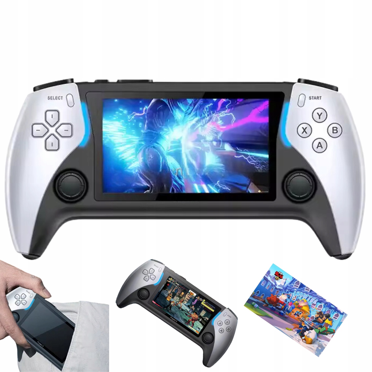 Konsola Przenośna Prx 40000 Gier Kieszonkowa 128GB PS5 Project X Hd Arcade