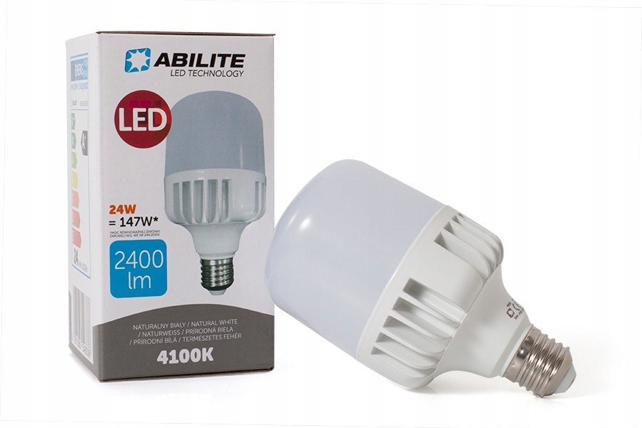 LAMPA LED MANGO SLIM B.NATURALNA E27 24W/230V