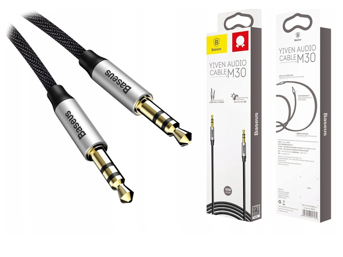 

Baseus Kabel Mini Jack 3.5mm Aux Audio 100cm