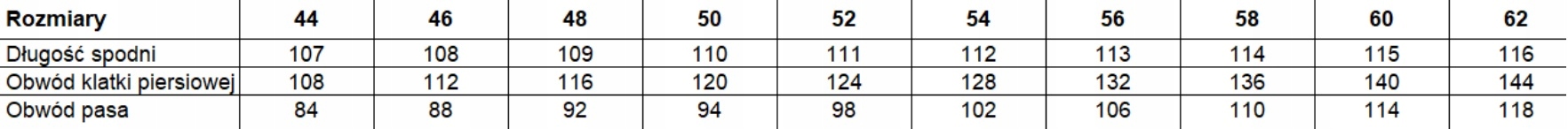 UBRANIE ROBOCZE KOMPLET OSTRZEGAWCZY ODBLASKOWY 58 Rozmiar 58