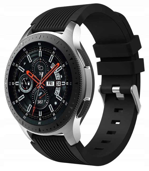 PASEK OPASKA BRANSOLETA DO SAMSUNG GEAR S3 GALAXY WATCH 46MM 3 45MM Kolor czarny
