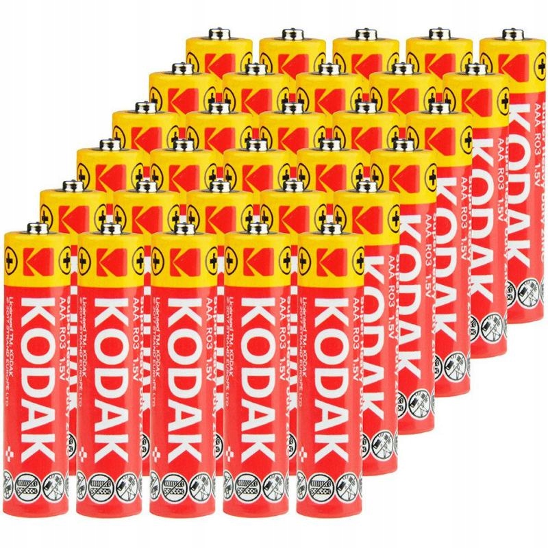 

Kodak Aaa Baterie Do Zabawek, Pilota 30 Sztuk