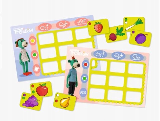 Trefl Trefliki poznają Warzywa i owoce gra Nazwa Trefliki poznają : Warzywa i owoce TREFL