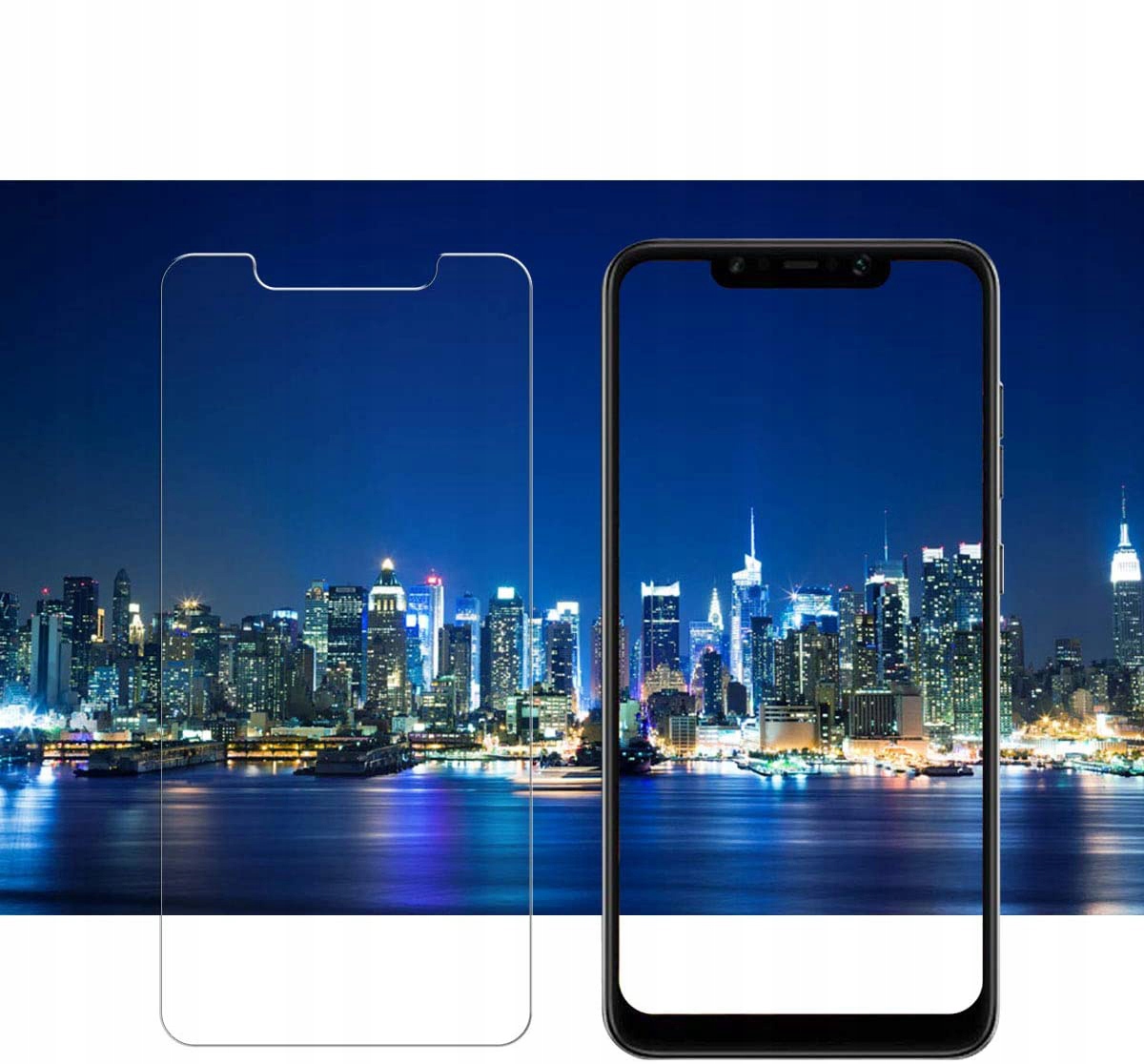 Szkło Hartowane Płaskie 9H do Xiaomi Pocophone F1 Rodzaj szkło hartowane