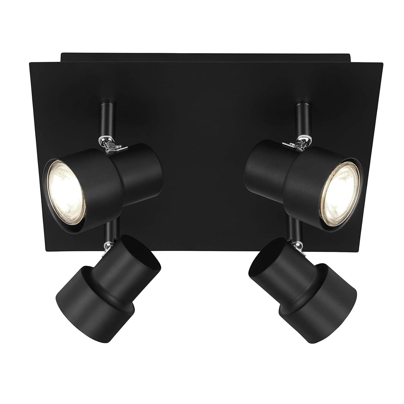 stropní svítidlo Led 4x5W Černá Stropní Svítidlo Nastavitelná Moderní obývací pokoj Ložnice