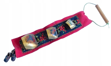 DZWONEK PASTERSKI ALPEJSKI 3 SZT. NA TAŚMIE