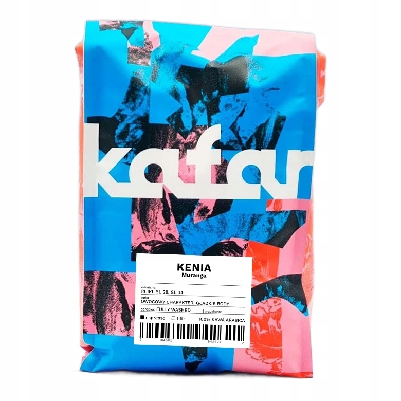 Káva zrnková Kafar Kenia Muranga Espresso 1 kg Specialty 100% Arabika