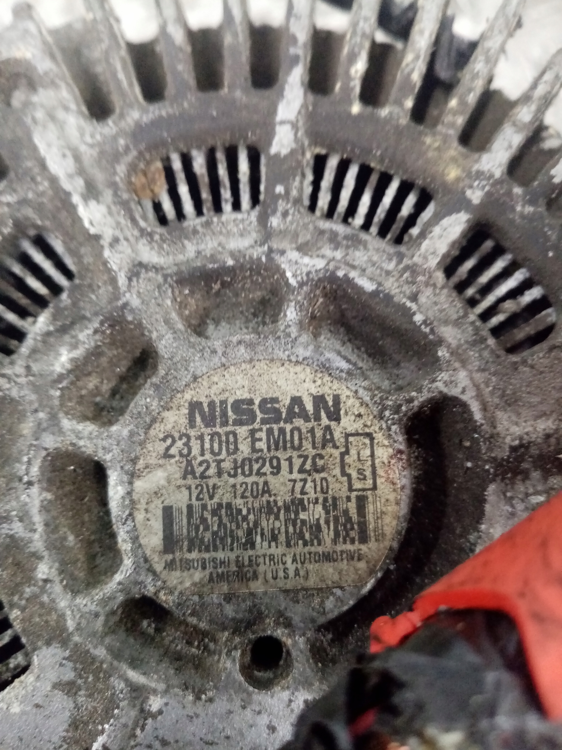 ALTERNATOR NISSAN TIIDA 1.6 B A2TJ0291ZC