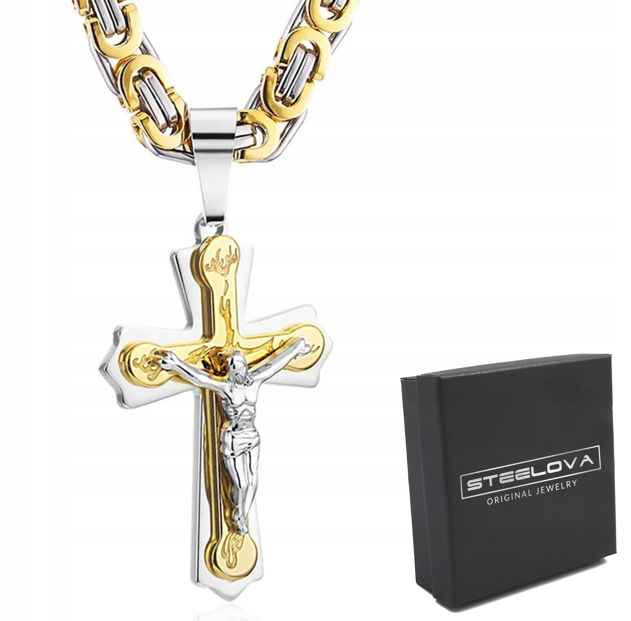 Vrstvený kříž Přívěsek s Ježíšem, Byzantská vazba