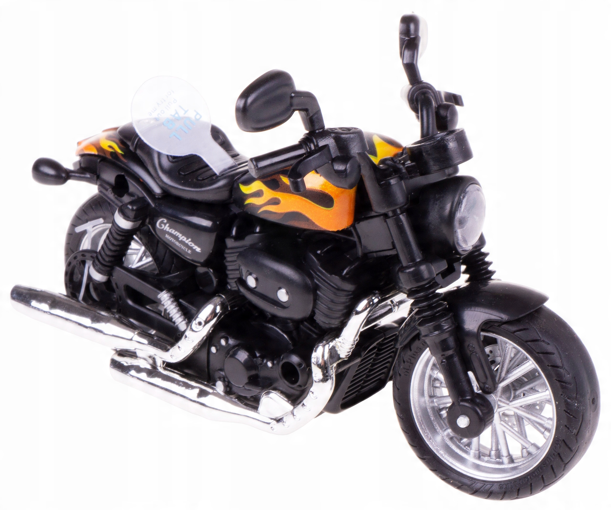 

Motor Metalowy Chopper Światło Dźwięk Napęd Czarny