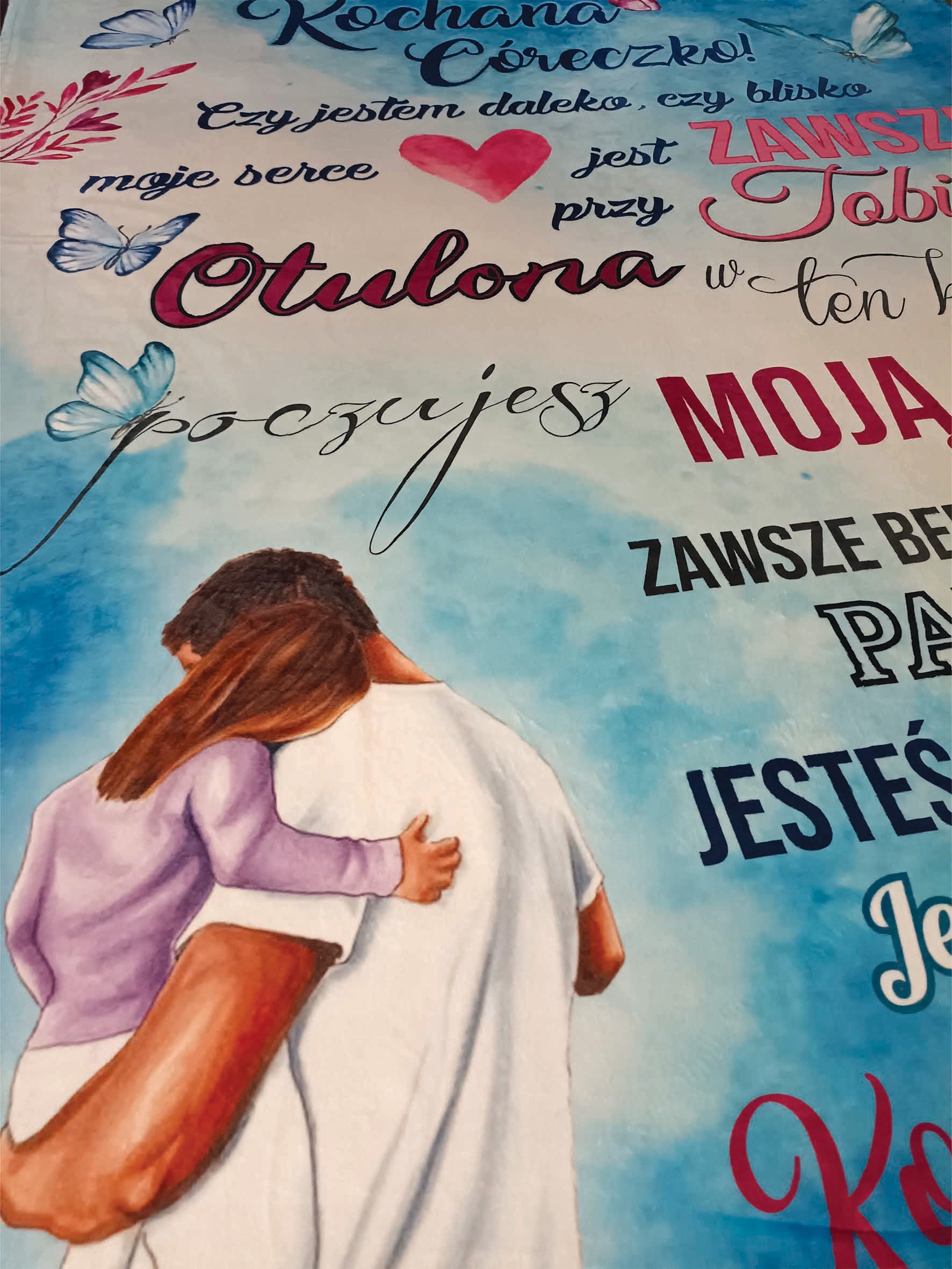 KOC DLA CÓRKI OD TATY 150X100CM Marka inna