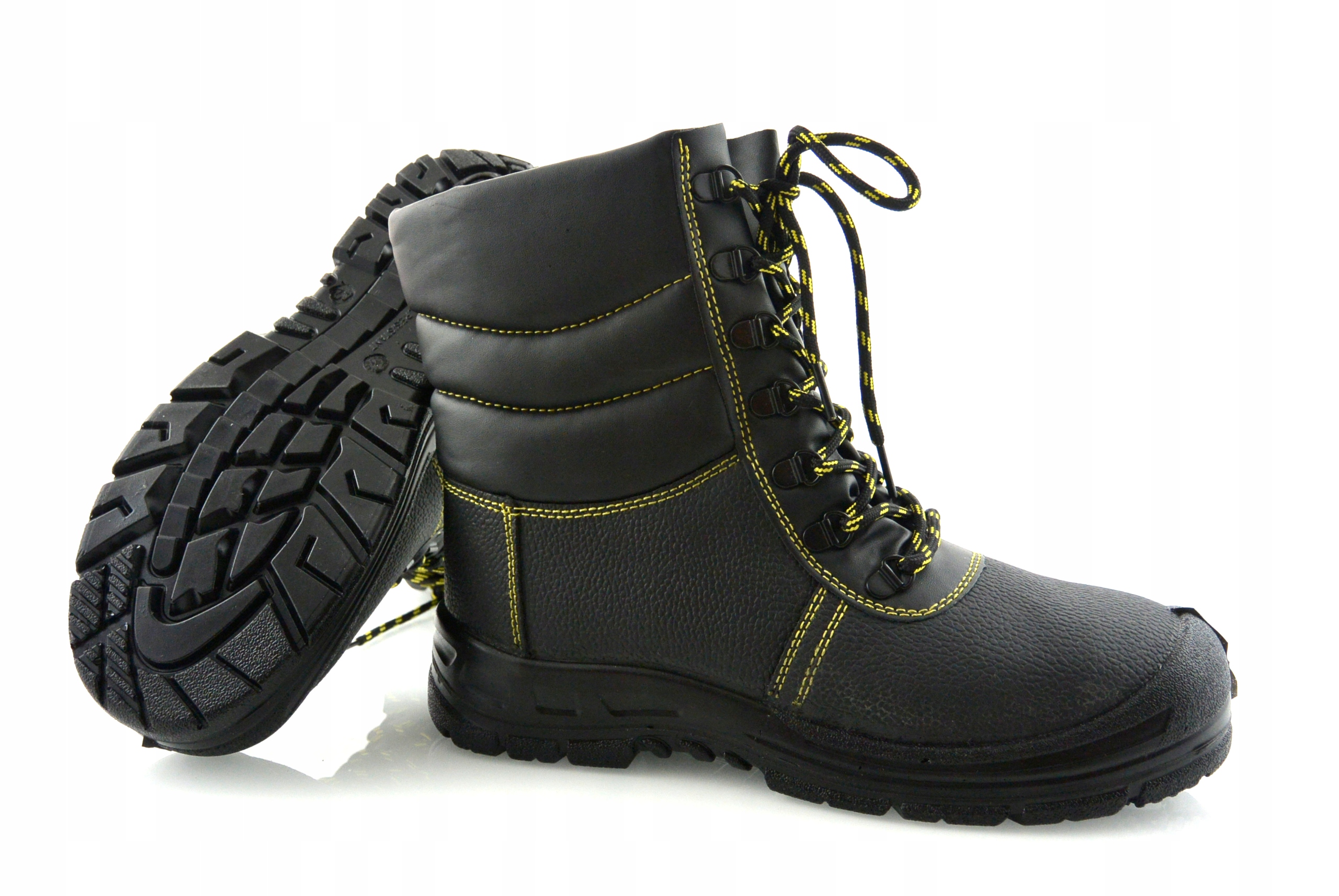 Kožené Zimní Vysoké Pracovní Zateplené Boty Kotníkové Boty vel. 44