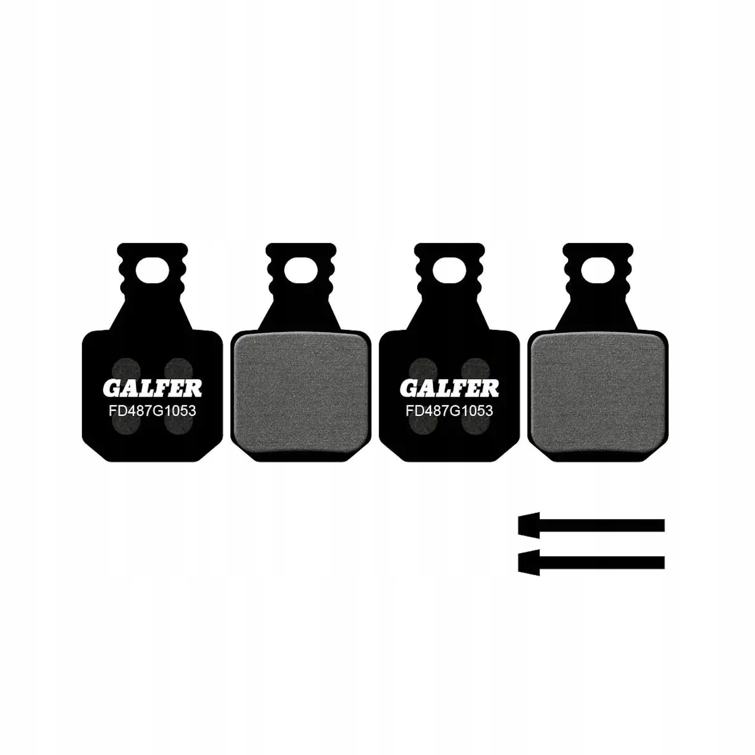 Brzdové destičky Galfer Standard Brake Pad Magura MT5-MT7 černé