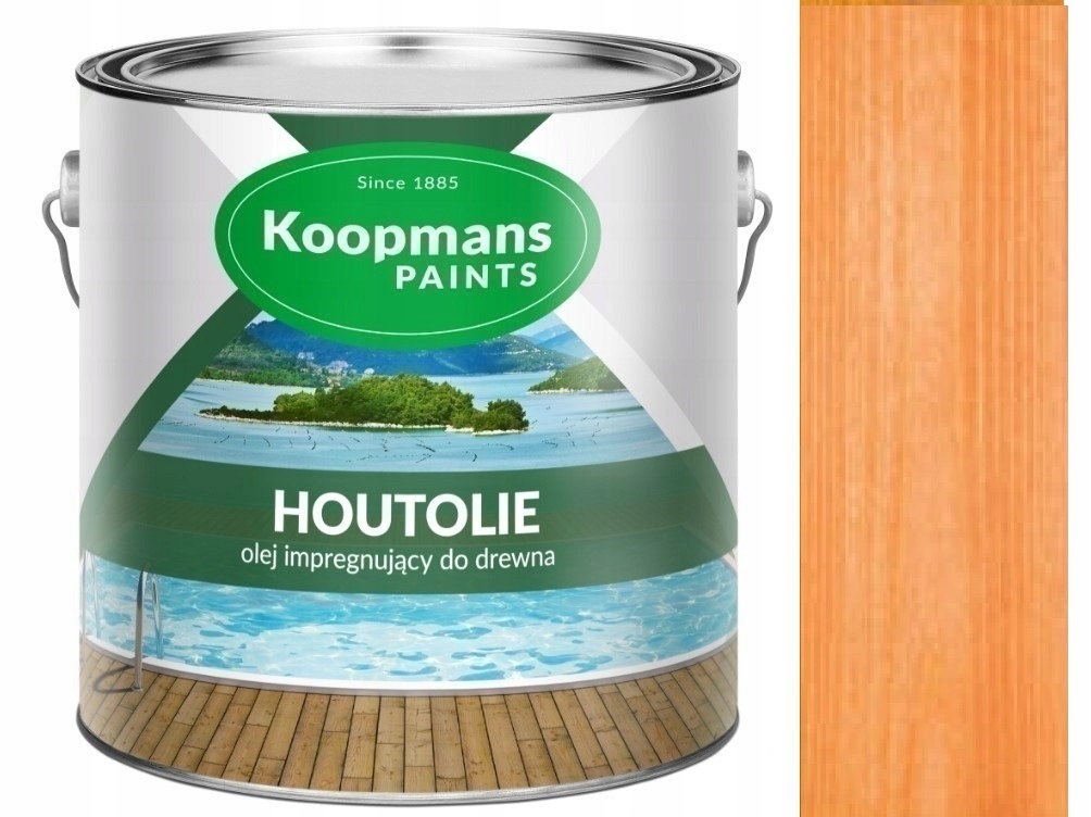 Koopmans Houtolie Uv 2,5 L Impregnační Olej Na Dřevo 103 Asijský Cedr