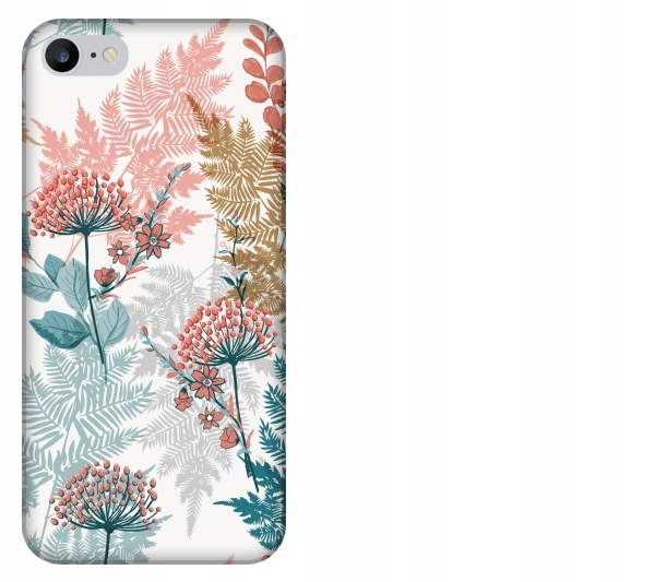 

Etui pokrowiec iPhone 8 Floral kwiaty liscie