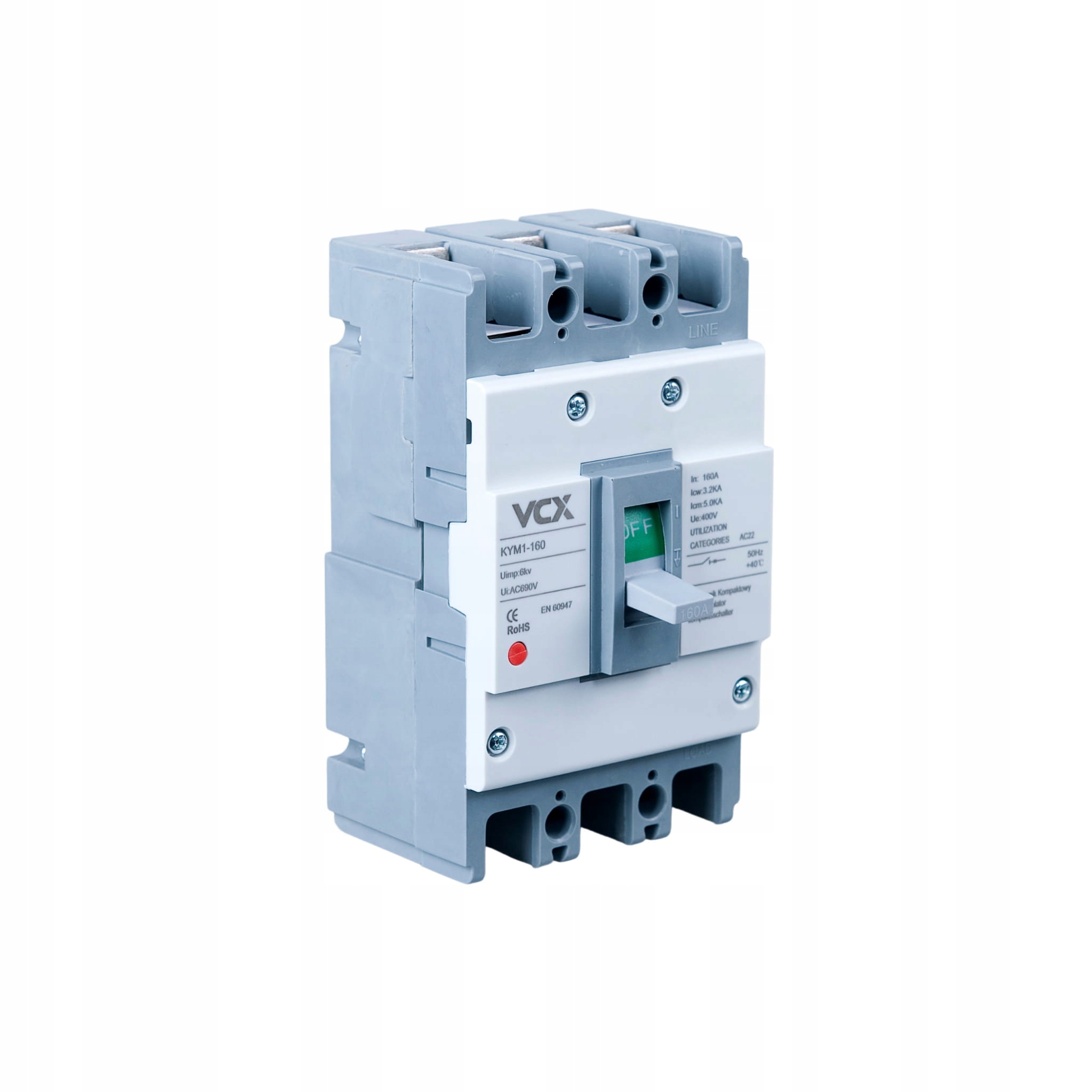 Kompaktní vypínač Kym 3P 250A