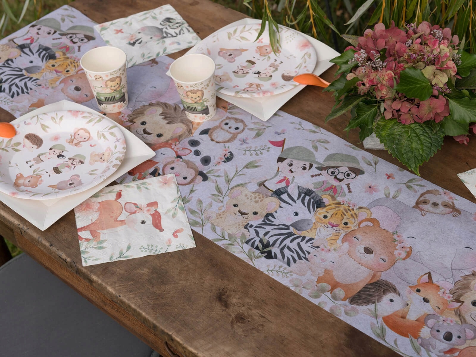 Talerzyki Zwierzątka Baby Shower Roczek 10 sztuk EAN (GTIN) 3660380076896