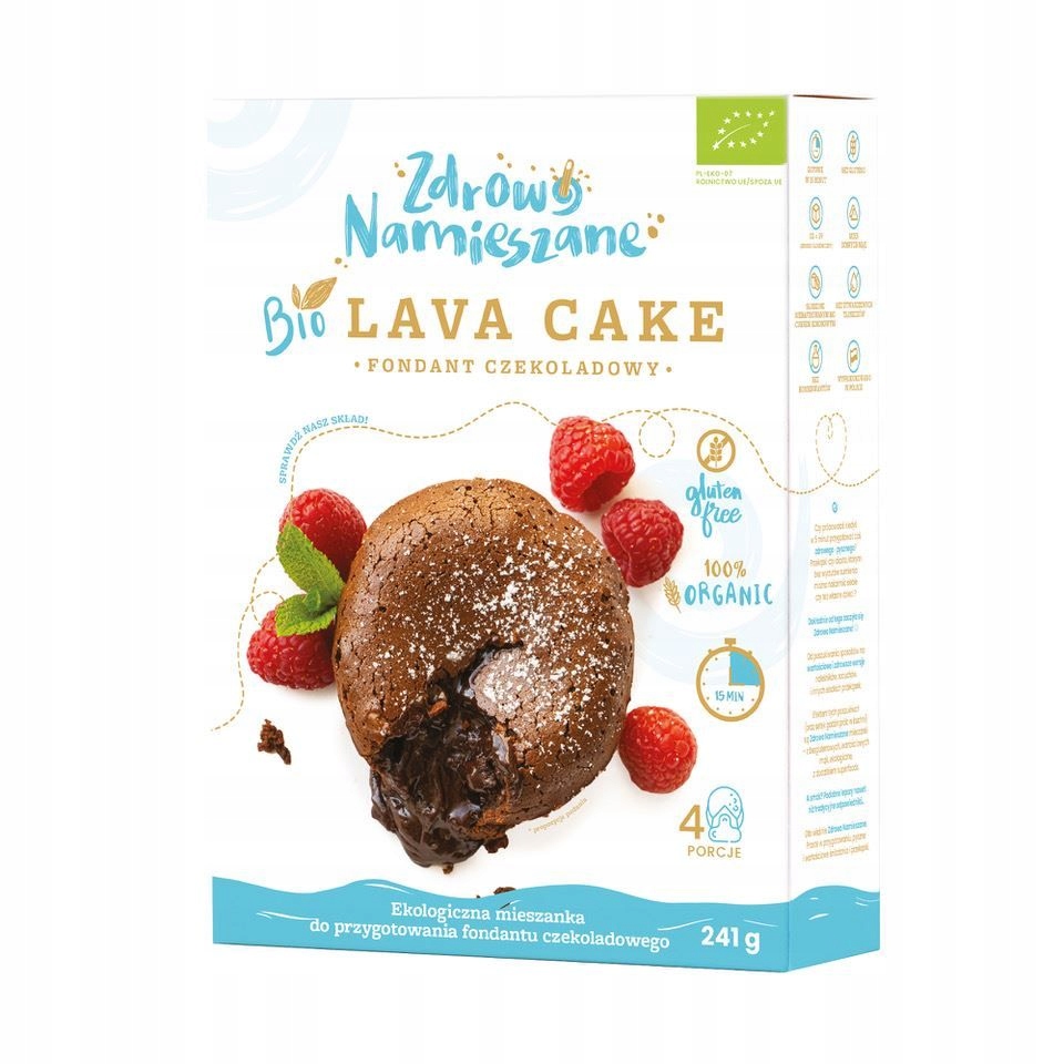 Levně 2X Směs na těsto Fondant (lava Cake) Bezlepková Bio 241 g
