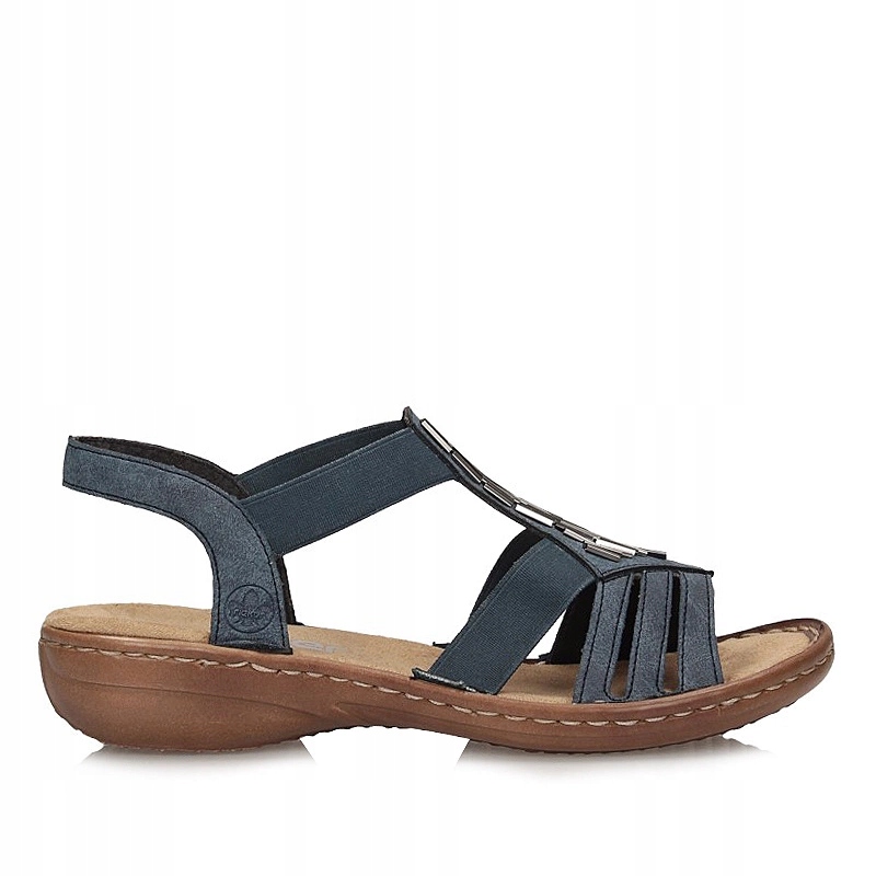 Nazouvací pohodlné dámské sandály Rieker 60800-14